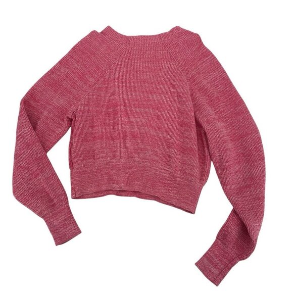 Free People Too Good Pullover Knit Sweater Candy Pink Womens Size M - Picture 3 of 11